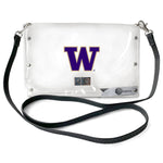 Wholesale Washington Huskies Clear Envelope Purse STRAP