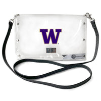 Wholesale Washington Huskies Clear Envelope Purse STRAP