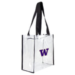 Wholesale Washington Huskies Clear Square Stadium Tote