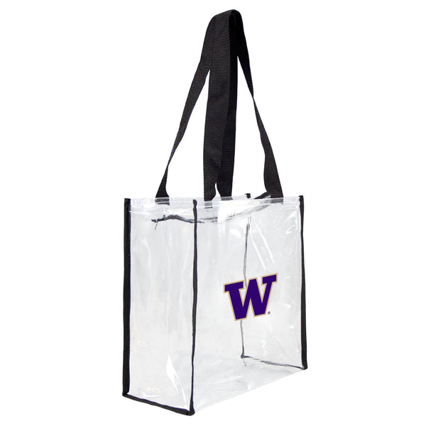 Wholesale Washington Huskies Clear Square Stadium Tote