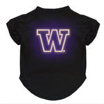 Wholesale Washington Huskies Neon Pet T-Shirt