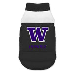 Wholesale Washington Huskies Pet Parka Puff Vest