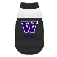 Wholesale Washington Huskies Pet Parka Puff Vest