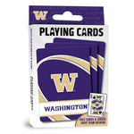 Wholesale Washington Huskies Playing Cards - 54 Card Deck