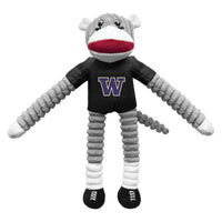 Wholesale Washington Huskies Team Sock Monkey Pet Toy