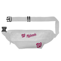 Wholesale Washington Nationals - Assorted Sizes Fanny Pack WHITE