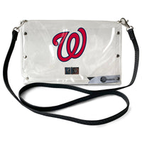 Wholesale Washington Nationals Clear Envelope Purse STRAP