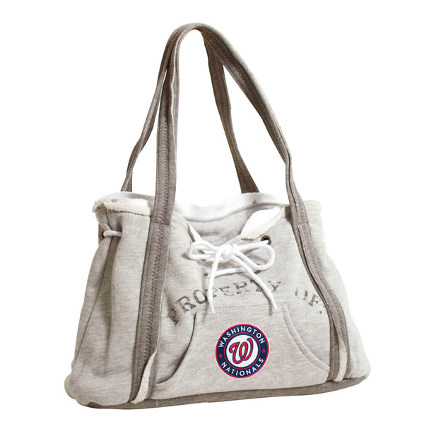 Wholesale Washington Nationals Hoodie Purse Grey