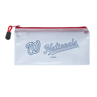 Wholesale Washington Nationals MLB / PBG002 - Clear Zippered Bags