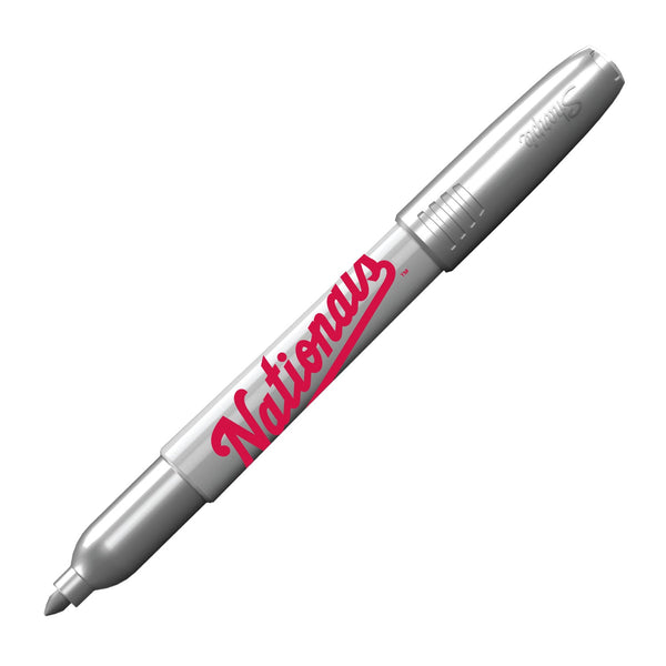 Wholesale Washington Nationals MLB / PEN007 - Silver Sharpies