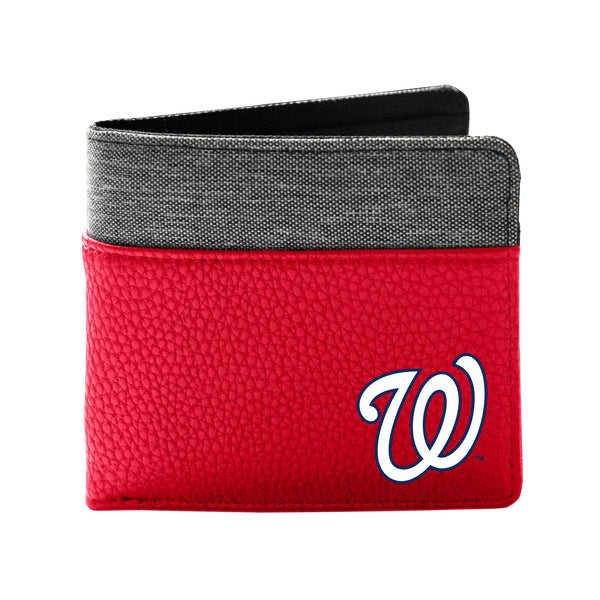 Wholesale Washington Nationals Pebble BiFold Wallet LRED