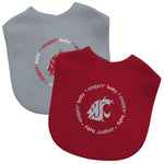 Wholesale Washington State Cougars - Baby Bibs 2-Pack