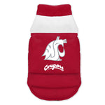 Wholesale Washington State Cougars Pet Parka Puff Vest