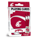 Wholesale Washington State Cougars Playing Cards - 54 Card Deck