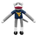 Wholesale West Virginia Mountaineers Team Sock Monkey Pet Toy