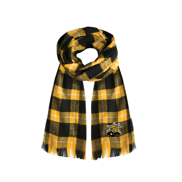 Wholesale Wichita State Shockers Plaid Blanket Scarf BL-MGL
