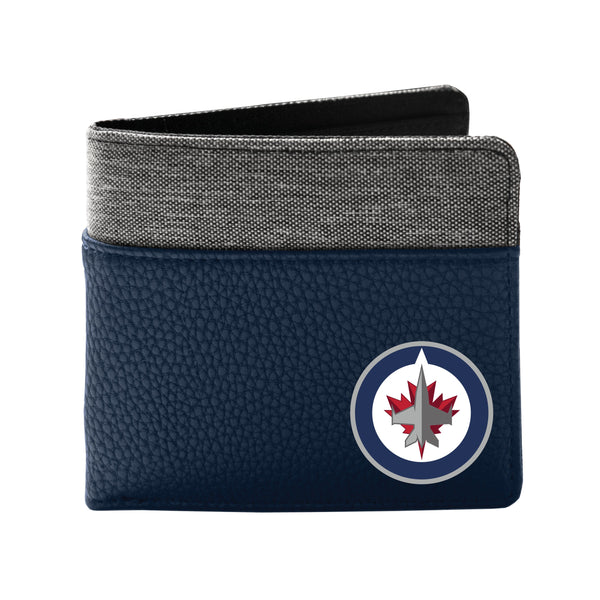 Wholesale Winnipeg Jets Pebble BiFold Wallet NAVY