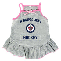 Wholesale Winnipeg Jets Pet Dress Grey Type - Assorted Sizes