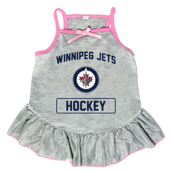Wholesale Winnipeg Jets Pet Dress Grey Type - Assorted Sizes