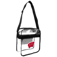 Wholesale Wisconsin Badgers Clear Carryall Crossbody