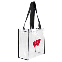 Wholesale Wisconsin Badgers Clear Square Stadium Tote