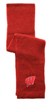 Wholesale Wisconsin Badgers Full Color Waffle Scarf