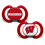 Wholesale Wisconsin Badgers - Pacifier 2-Pack