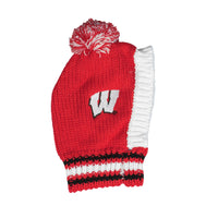 Wholesale Wisconsin Badgers Team Pet Knit Hat - Assorted Sizes